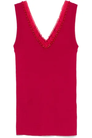 P.A.R.O.S.H. Camiseta tejida de canalé