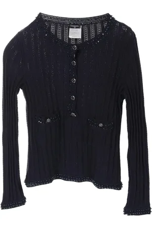 CHANEL Top con detalle de mostacillas 1986-1988