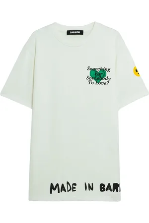 BARROW Playera con texto estampado