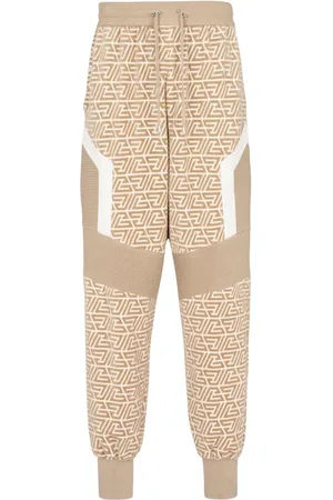 Balmain Joggers con monograma a paneles