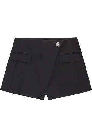 Ganni Shorts con panel drapeado