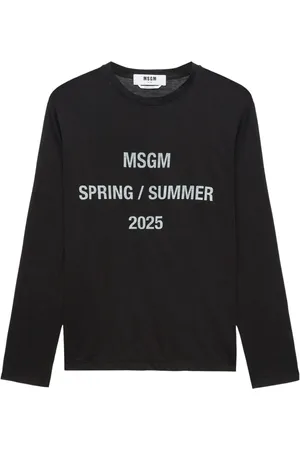 Msgm Playera con eslogan estampado
