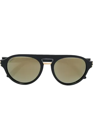 Cartier C Décor aviator-frame sunglasses