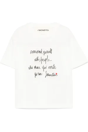 Simonetta Playera con logo bordado