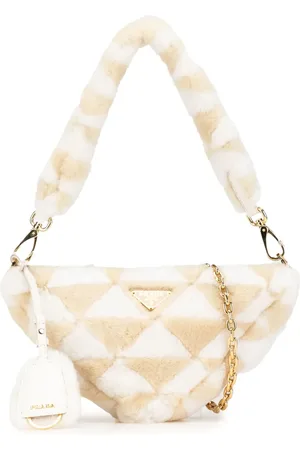 Prada Bolsa satchel Mini Shearling Symbole Triangle 2013-2024