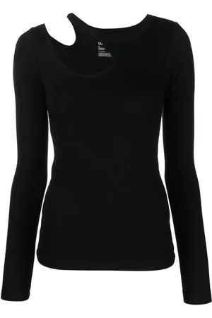 Low Classic Top manga larga con detalle de aberturas