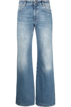 Missoni Jeans anchos con panel en zigzag