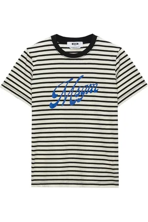 Msgm Playera con logo estampado