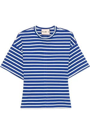Plan C Playera con motivo de rayas