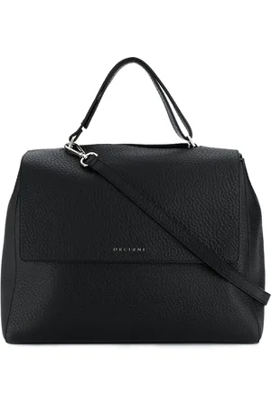 Orciani Tote con logo y asa en el tope