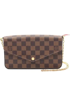 LOUIS VUITTON Bolsa crossbody Damier Ebene Pochette Felicie 2019