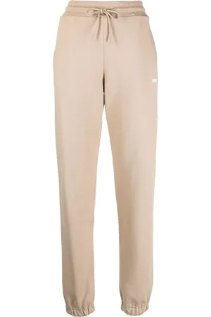 Msgm Pants con logo estampado