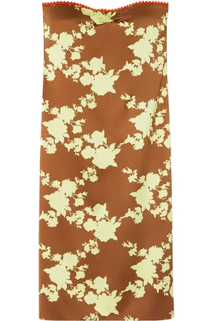 VERSACE Vestido con estampado floral