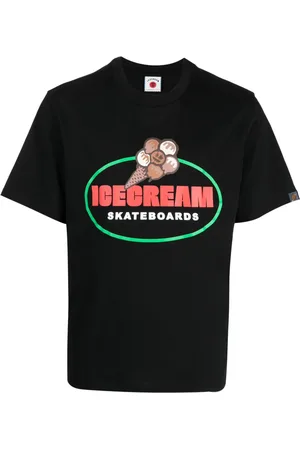 ICECREAM Playera con cuello redondo y logo estampado