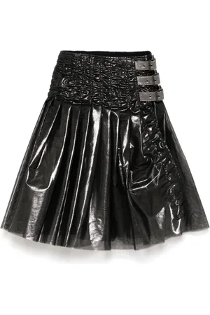 JUNYA WATANABE Falda midi plisada con cinturón
