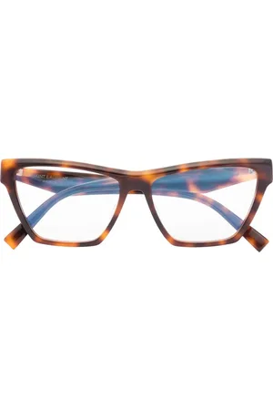 Saint Laurent Lentes con armazón cat eye estilo carey