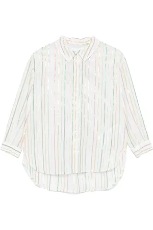 DOUUOD KIDS Camisa con rayas estampadas