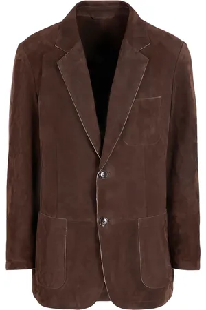 Giorgio Armani Blazer de gamuza con botones