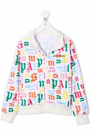 Palm Angels Chamarra deportiva con monograma estampado