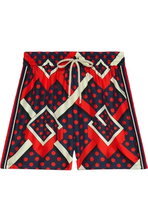 Gucci Shorts con estampado de G y laberinto