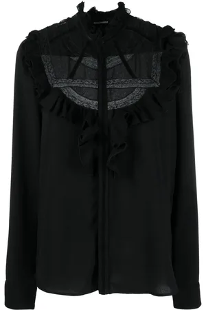 Dsquared2 Blusa manga larga con volantes