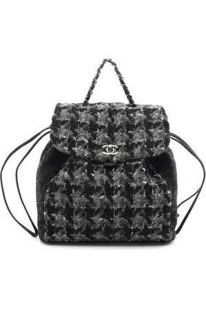 CHANEL Mochila de tweed 2016-2017