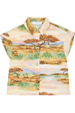 Roberto Cavalli Camisa con estampado gráfico