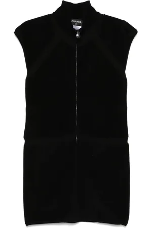 CHANEL Vestido corto con motivo Interlocking CC