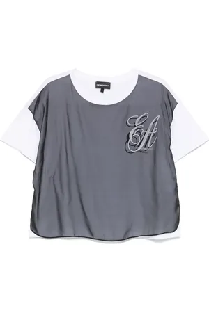 Emporio Armani Playera con logo estampado