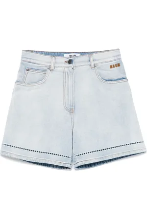 Msgm Shorts de mezclilla