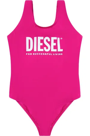 Diesel Traje de baño con logo estampado