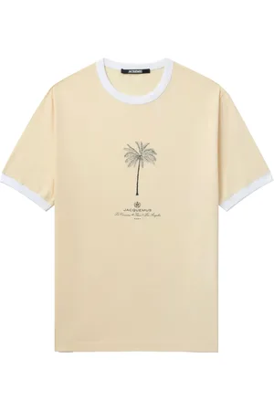 Jacquemus Playera con logo estampado