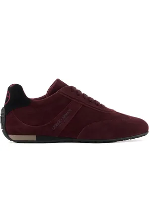 Giorgio Armani Tenis con agujetas y paneles