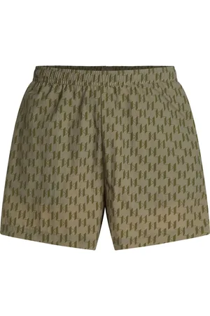 Karl Lagerfeld Shorts de playa con monograma estampado