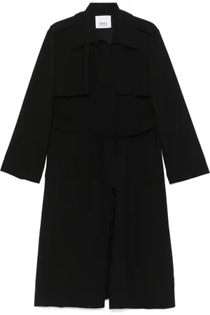 ERIKA CAVALLINI Gabardina con botones laterales