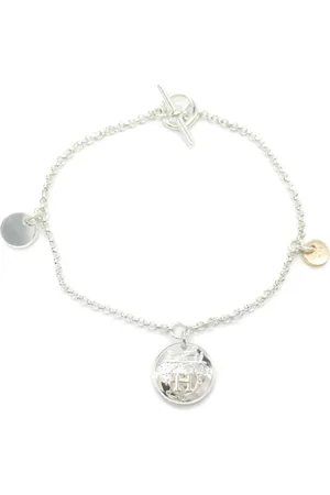 Hermès Pulsera Ex-libris PM en plata de ley y oro rosa de 18kt 2022