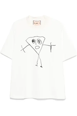 Plan C Playera con estampado Bianca