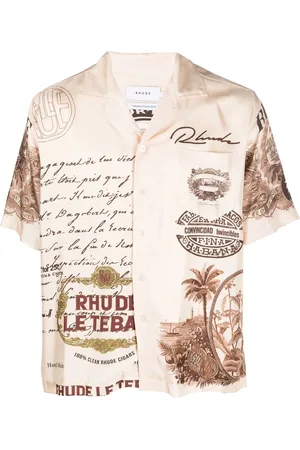 Rhude Camisa con estampado Cigar