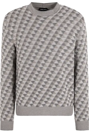Giorgio Armani Suéter con motivo en jacquard