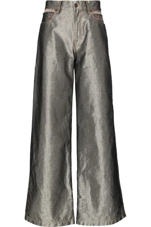 Missoni Pantalones anchos con tiro alto
