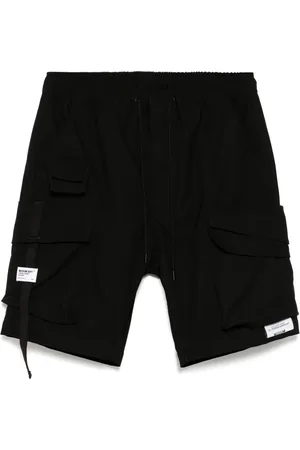 Musium Div. Shorts cargo con cordones en la pretina