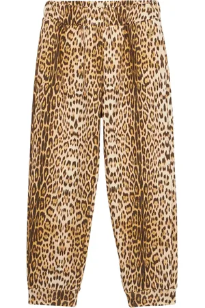 Roberto Cavalli Pantalones con estampado de leopardo