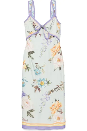 Self-Portrait Vestido midi con estampado floral