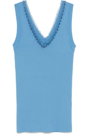 P.A.R.O.S.H. Camiseta tejida de canalé