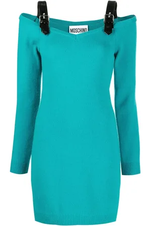 Moschino Vestido corto con detalle de tiras