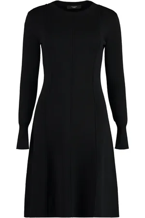 Max Mara Vestido midi manga larga