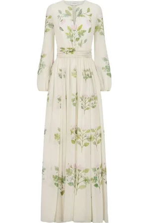 Giambattista Valli Vestido largo con estampado floral