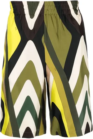 Puccini Shorts con estampado geométrico