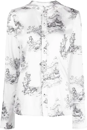 COPERNI Blusa con estampado gráfico y capucha