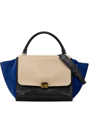 Céline Bolsa satchel Medium Tricolor Leather Trapeze 2013